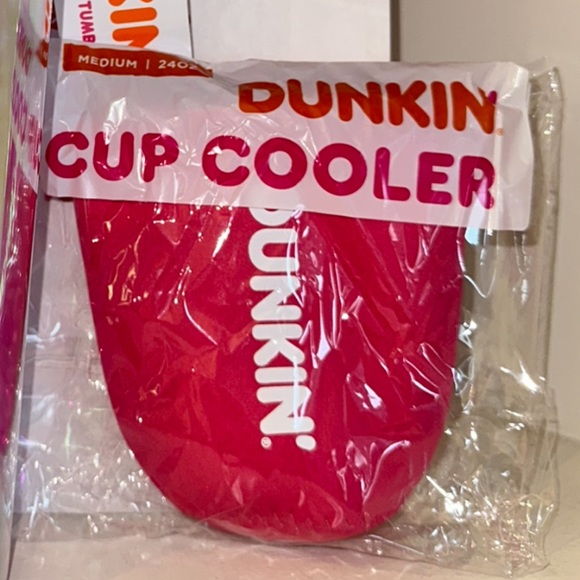 Dunkin Kitchen Dunkin Donuts New 223 Cup Cooler Koozie Poshmark